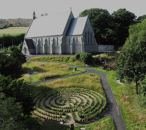 St-Kevins-church-labyrinth