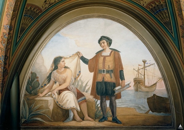 Columbus and the Indian Maiden