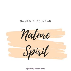 Names That Mean Nature Sprit featured