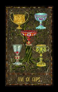 5 of cups love tarot