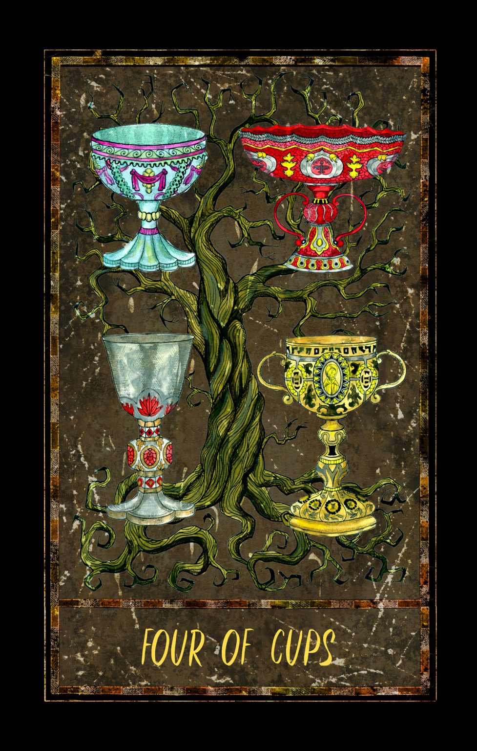 4 of cups astrology is 8th house