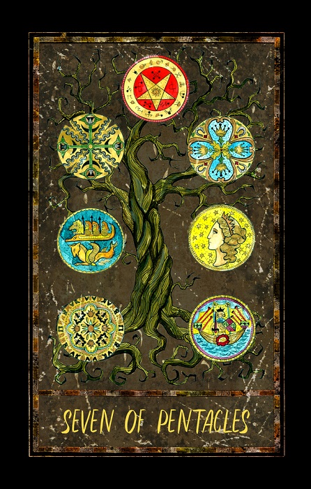 Seven Of Pentacles Guide The Tarot Card Of Evaluating Your Milestones