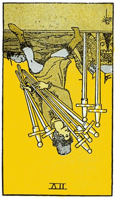 swords seven tarot