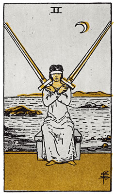 The Two of Swords Tarot Card - Keen Articles