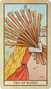 10 of wands значение