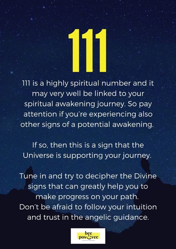 111 numerology meaning