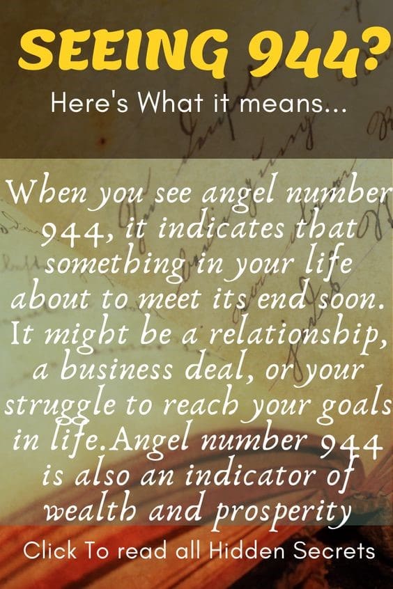 Angel Number 944 – The Number of Taking Responsibility | UnifyCosmos.com