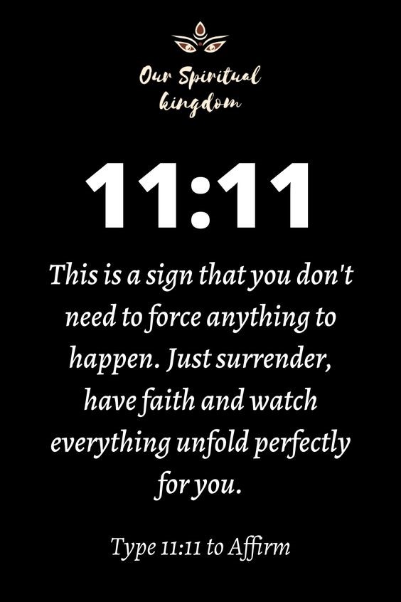 Angel number 1111, Meaning of 11:11