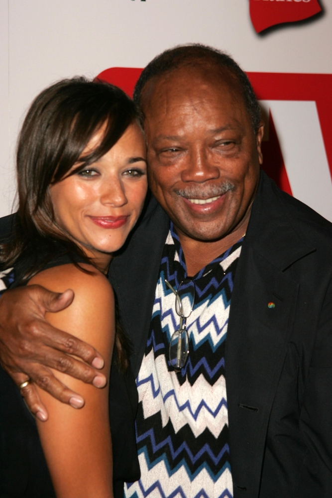 Quincy Jones and Rashida Jones