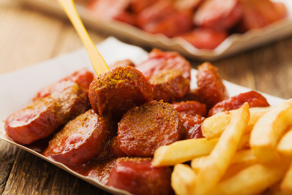 Currywurst from Germany