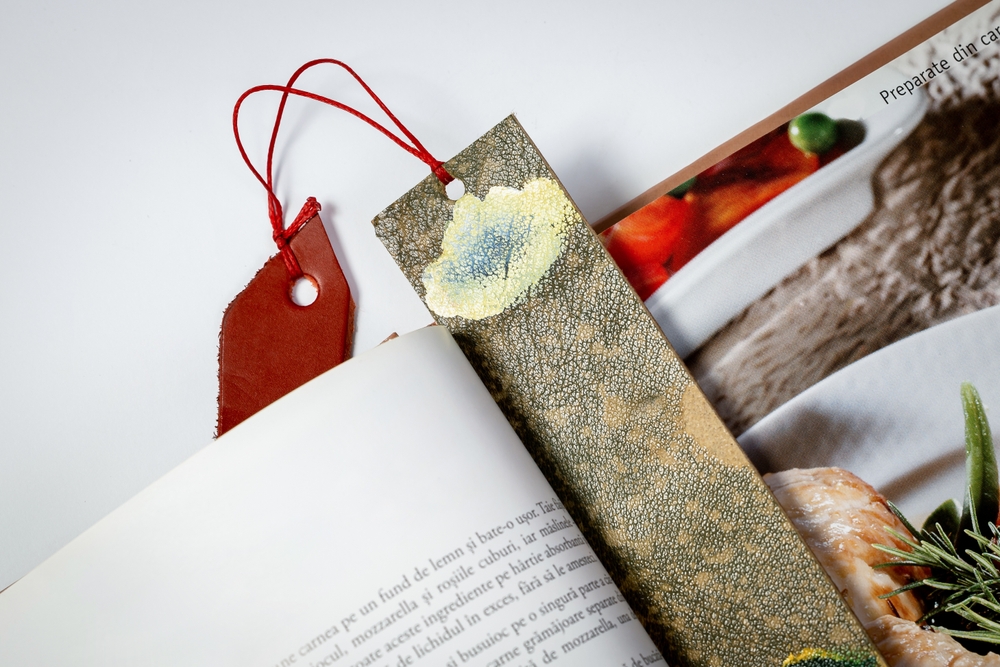 Personalized Leather Bookmark