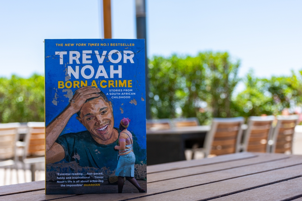"Born a Crime: Stories from a South African Childhood" by Trevor Noah