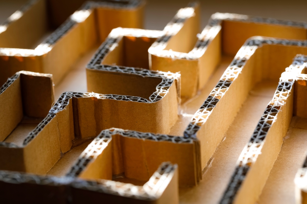 Cardboard Labyrinth 