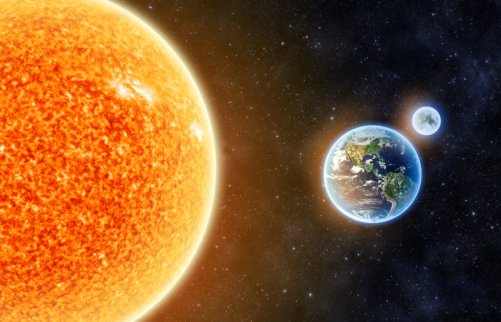 It Takes Light Almost Eight Minutes to Travel from the Sun to Earth