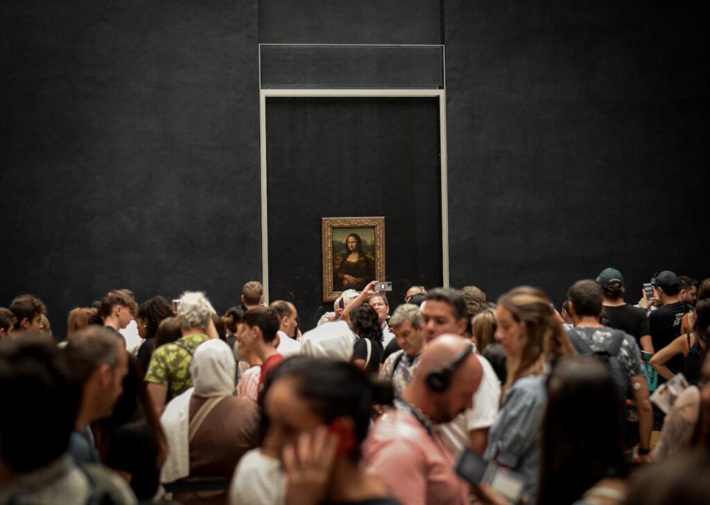 Mona Lisa at the Louvre, Paris