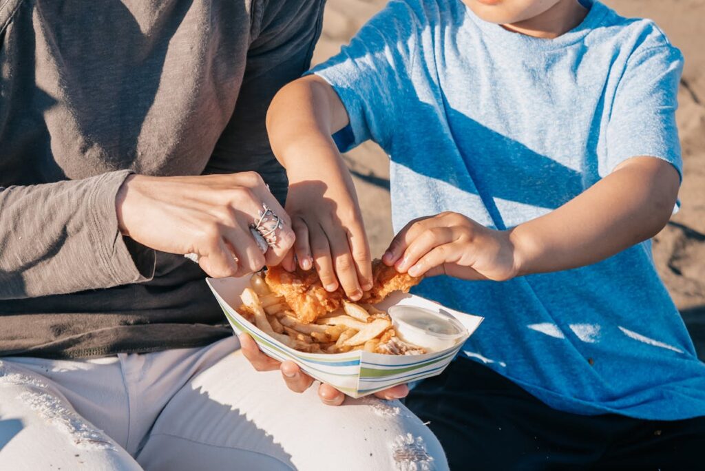 Sharing a Meal with Someone 