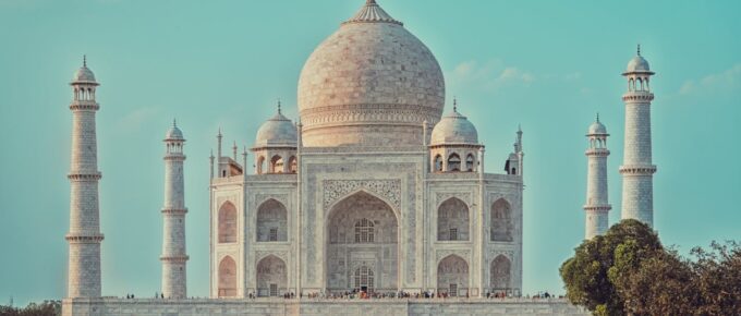 Taj Mahal, Agra, India, during midday