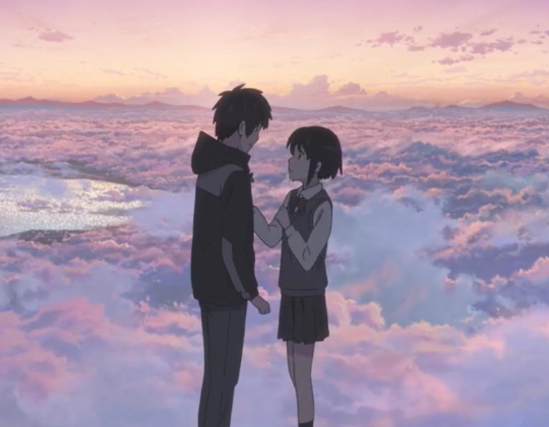 Taki and Mitsuha from Your Name