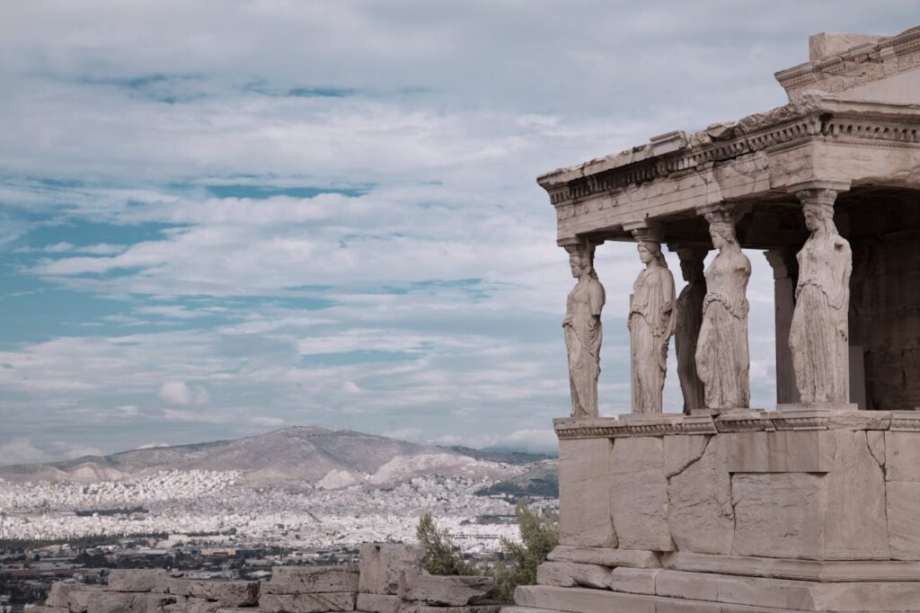 The Acropolis, Athens, in peak season 