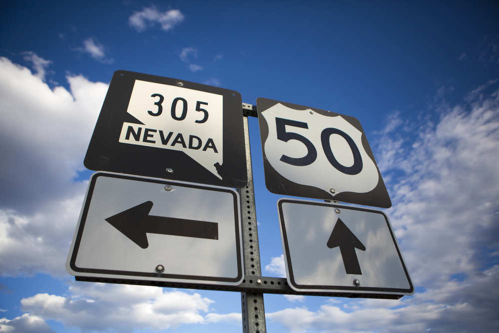 The Loneliest Road, Highway 50, Nevada