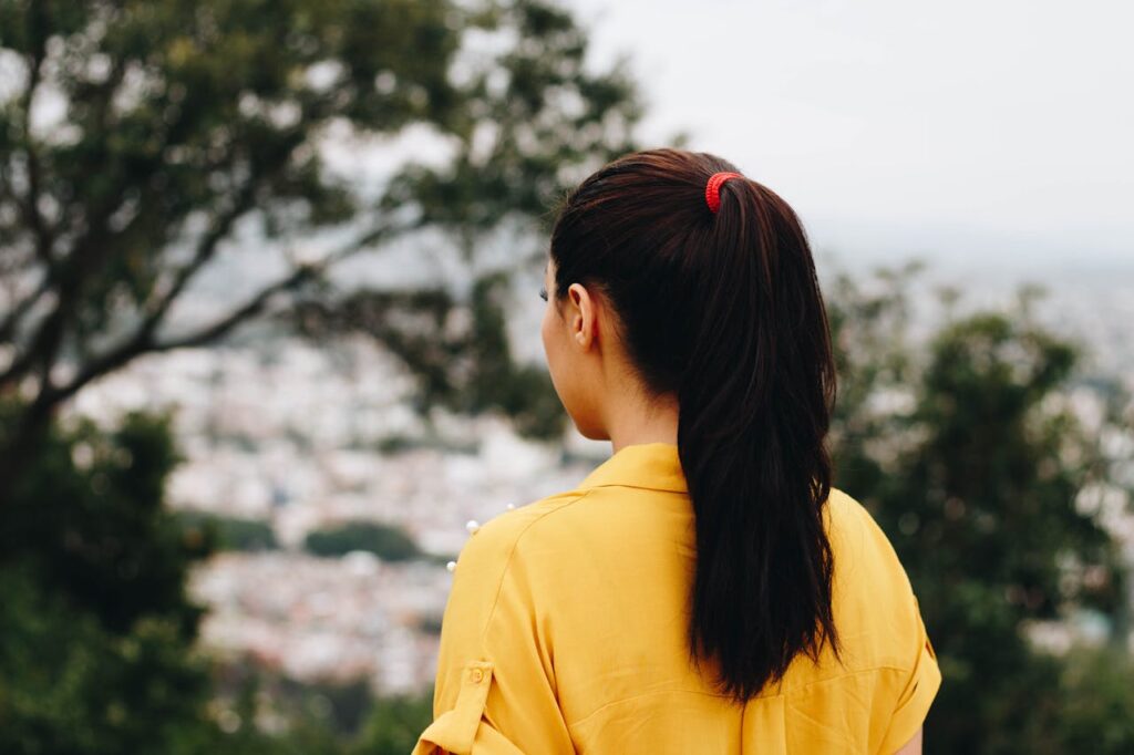 Tucked-In Ponytail 