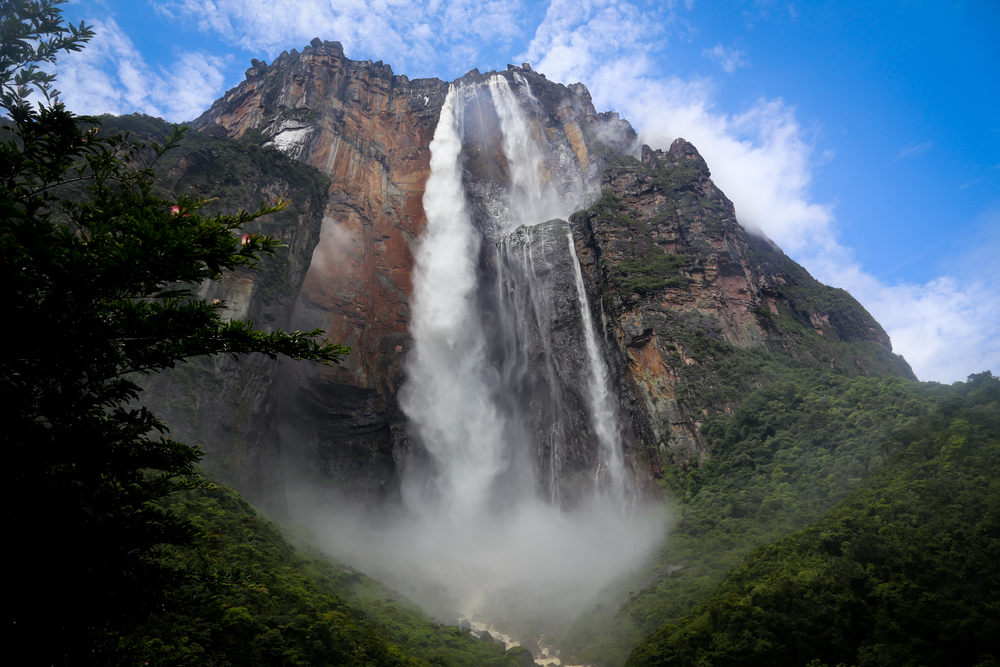 Angel Falls is the world's highest uninterrupted waterfall