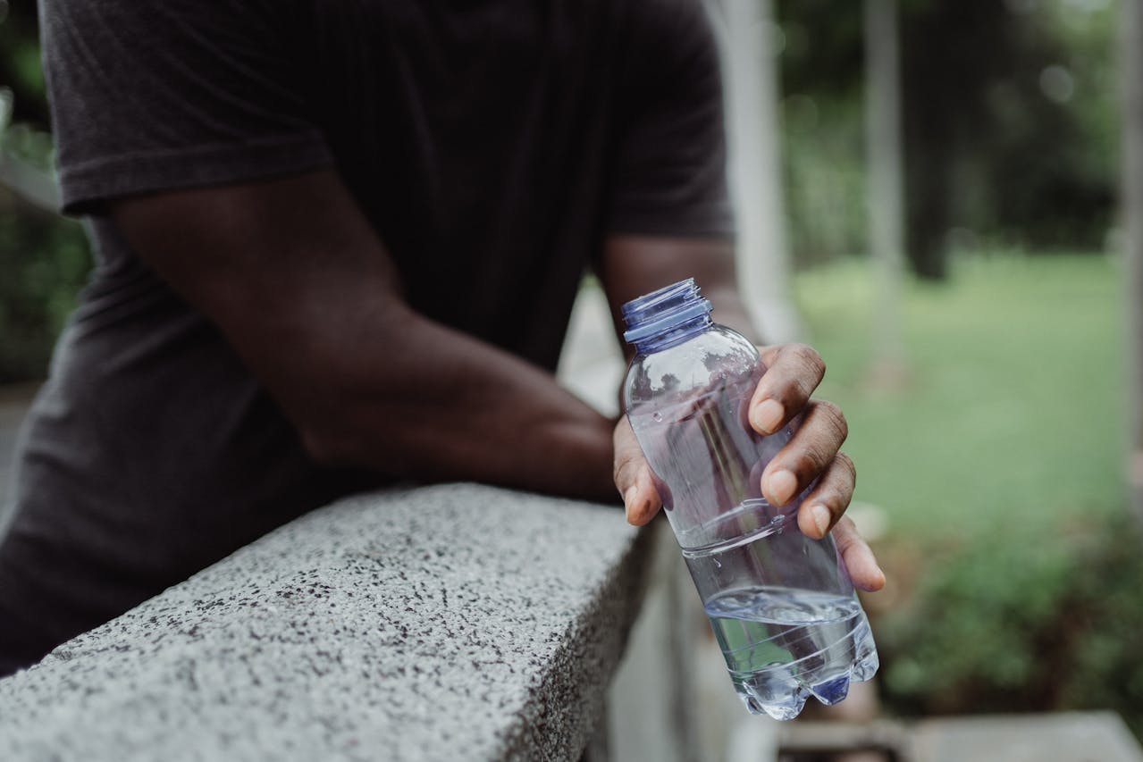 Hydration Packs or Water Bottles