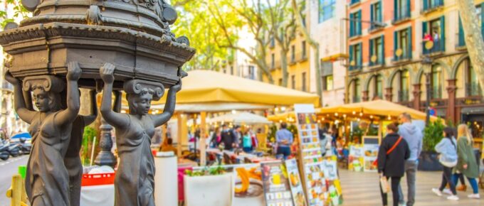 La Rambla, Barcelona, Spain