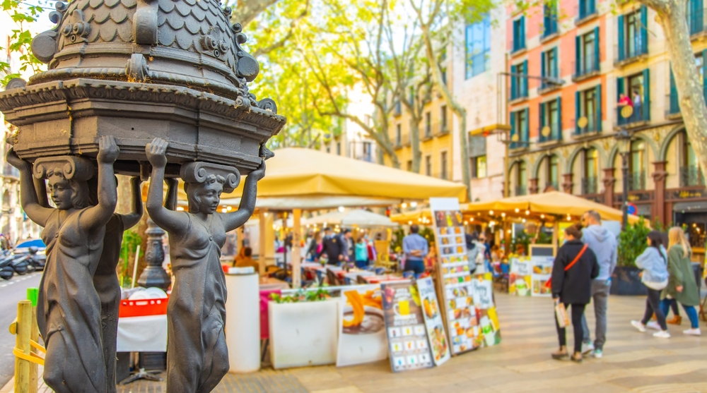 La Rambla, Barcelona, Spain