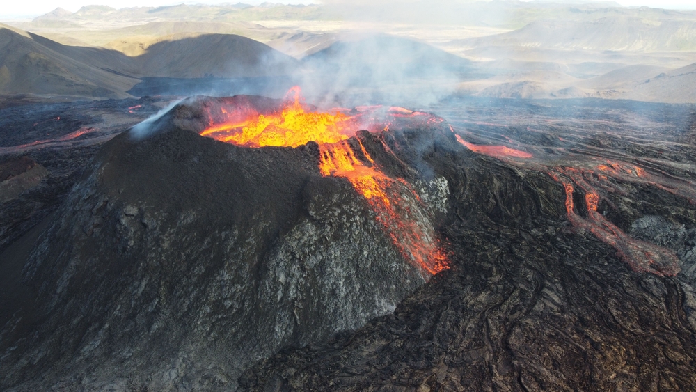 Mauna Loa is the largest subaerial volcano in both mass and volume