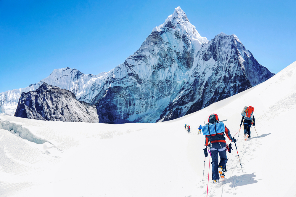 Mount Everest grows about 4 millimeters every year