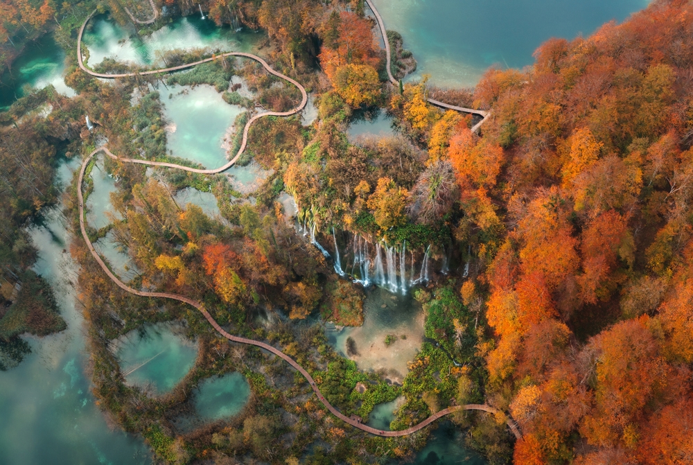 Plitvice Lakes National Park in Slovenia
