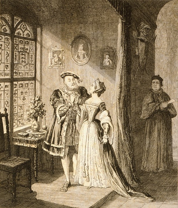 Anne Boleyn and Henry VIII 