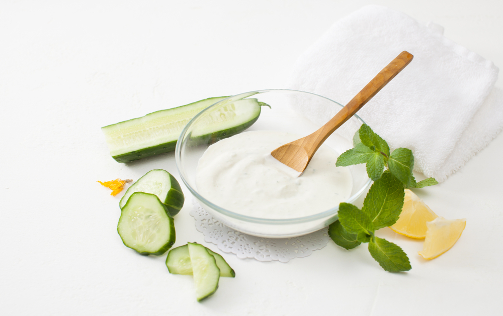 Cucumber and Yogurt Mask