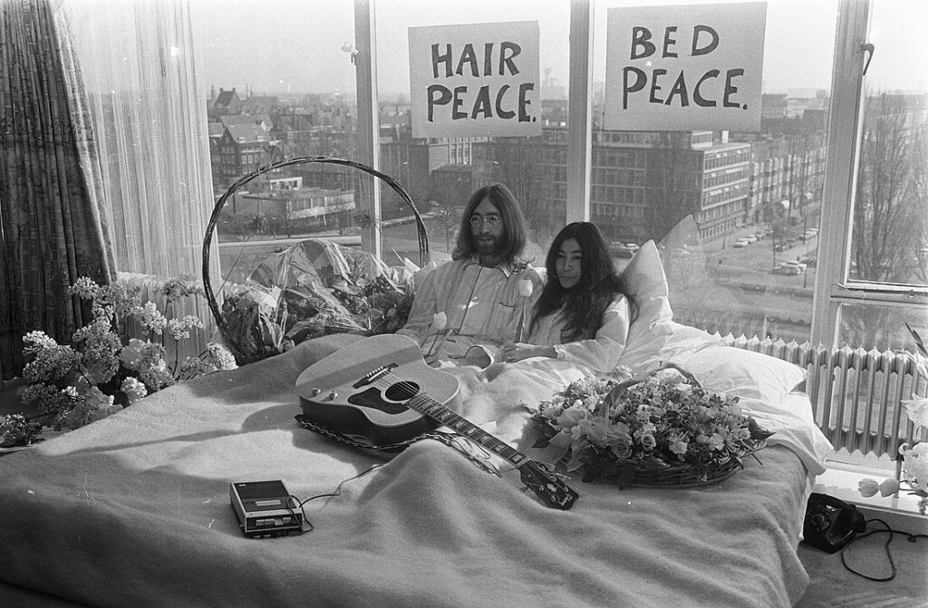 John Lennon and Yoko Ono