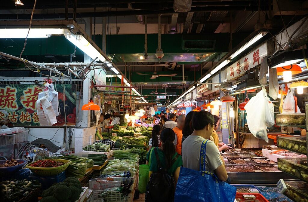 Kowloon City Wet Market, Hong Kong