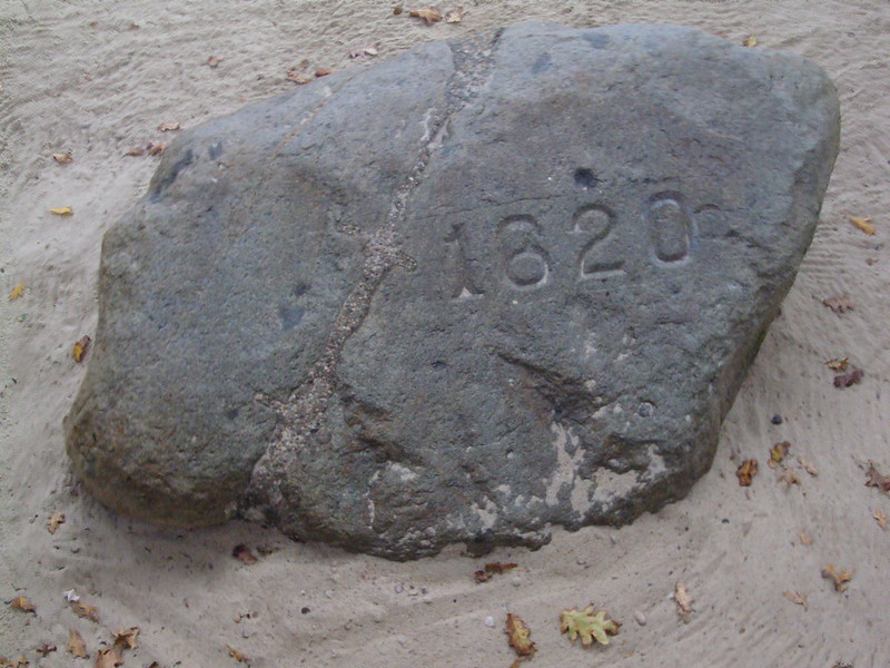 The Pilgrims Landed at Plymouth Rock