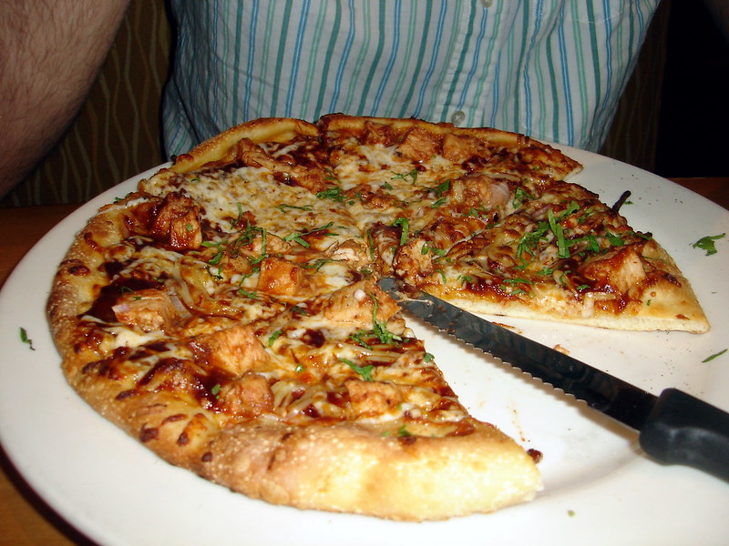 California BBQ Chicken Pizza