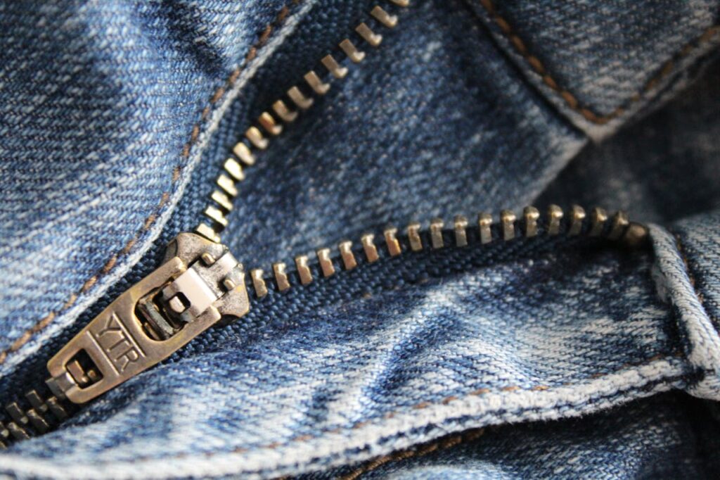 Clothes with Missing Buttons or Broken Zippers