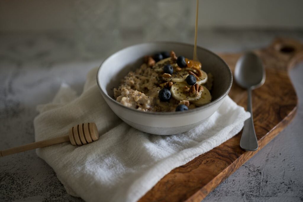 Oatmeal with Banana and Honey