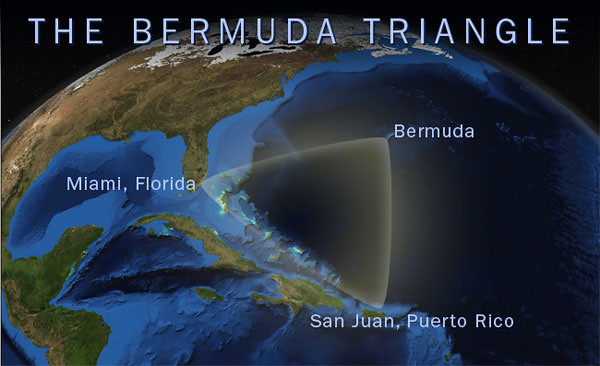 The Bermuda Triangle, Atlantic Ocean