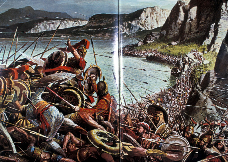 The Spartans at the Battle of Thermopylae