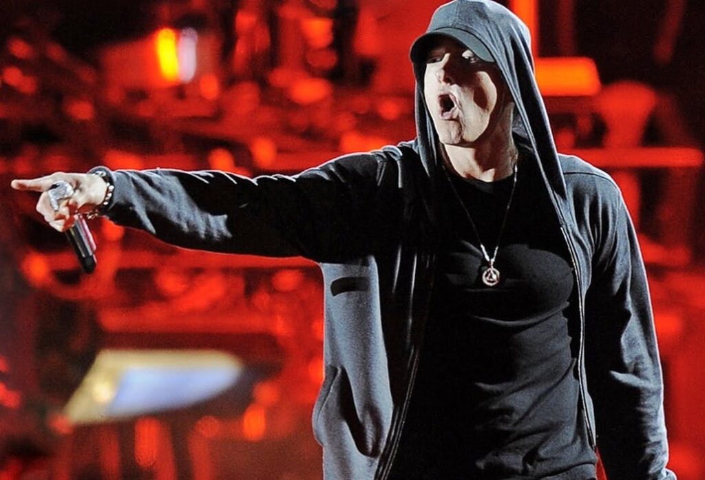 Eminem in "The Interview"