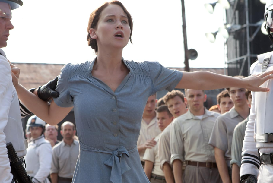 Jennifer Lawrence in The Hunger Games (2012)