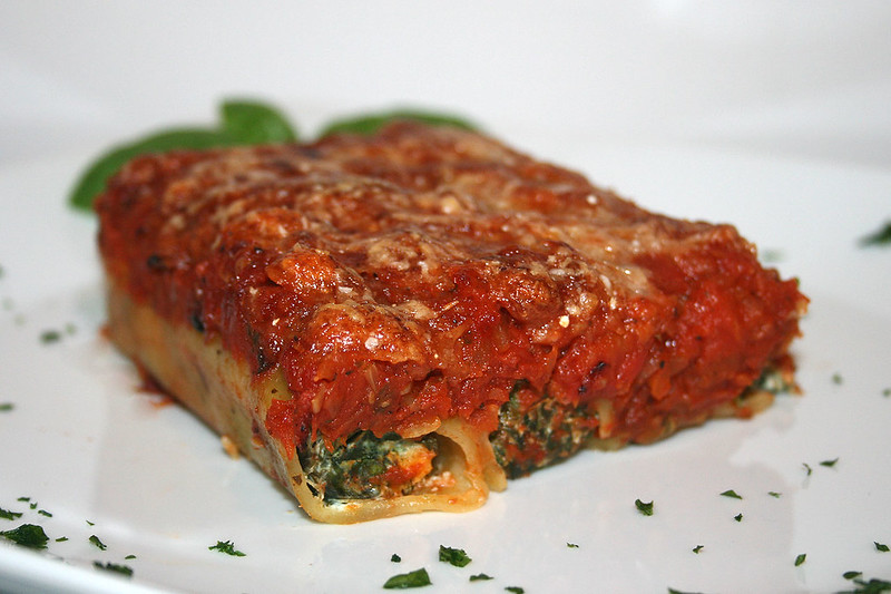 Spinach and Ricotta Cannelloni