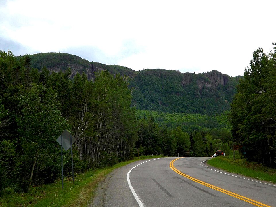 Highway 132 through Forillon National Park, Quebec