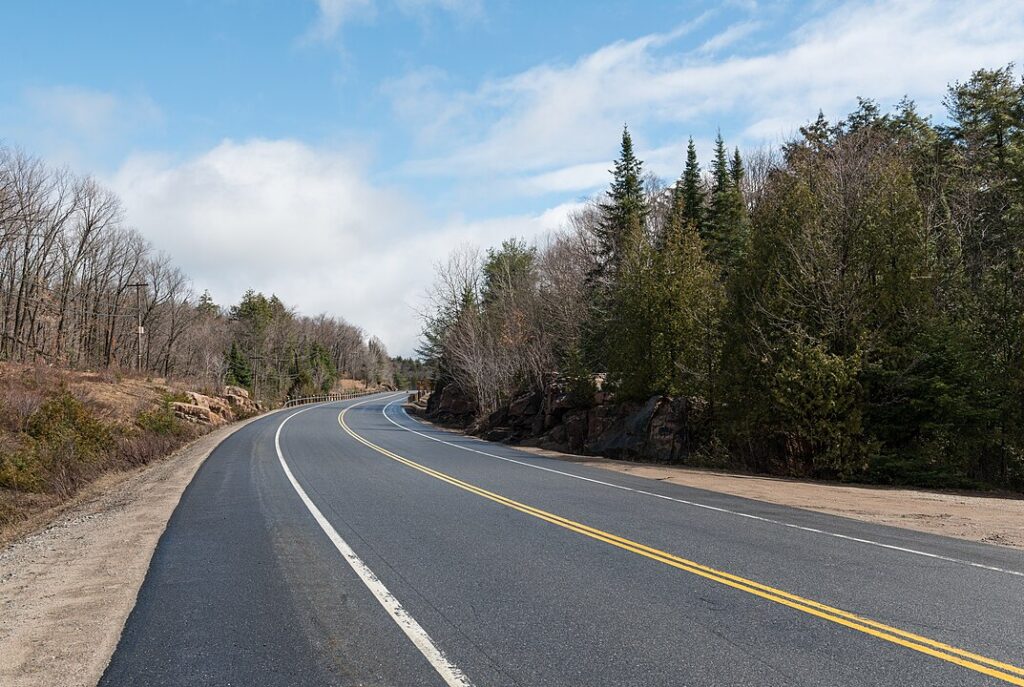 Highway 60 through Algonquin Provincial Park, Ontario