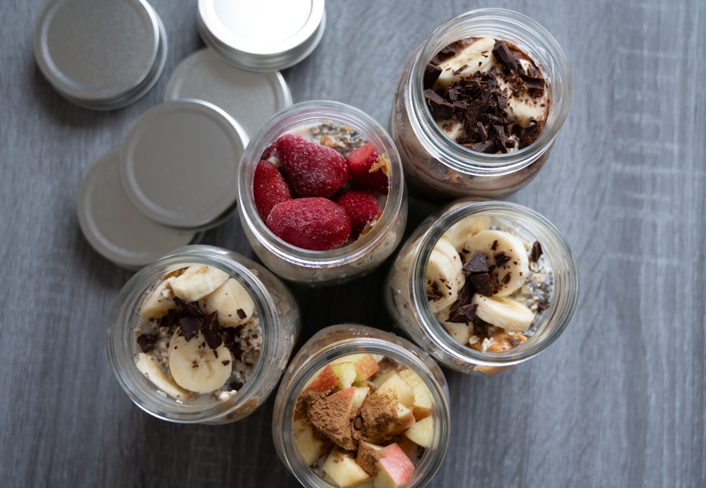 Mason Jar Overnight Breakfasts