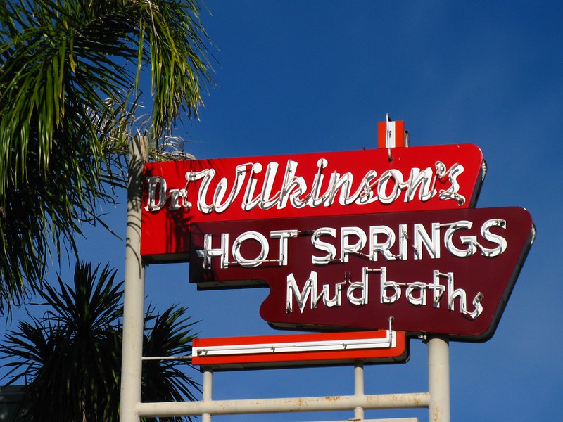 Mud Baths at Calistoga, California, USA