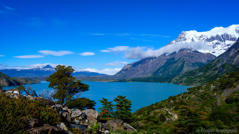 Route to Torres del Paine, Chile